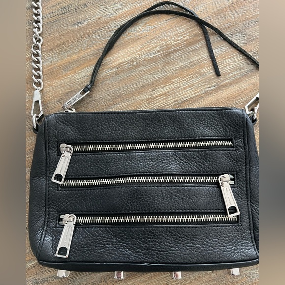 Black leather vintage Rebecca Minkoff Purse - Picture 2 of 7